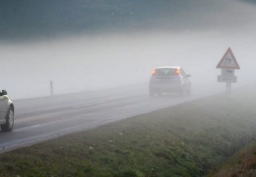 Kolovozi mjestimično vlažni, magla uz riječne tokove