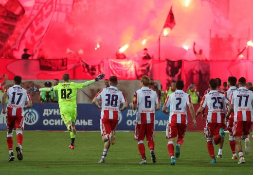 Zvezda pred 40.000 delija osvojila 5. uzastopnu titulu: Crveno-bijeli u veličanstvenoj atmosferi došli do nove krune!
