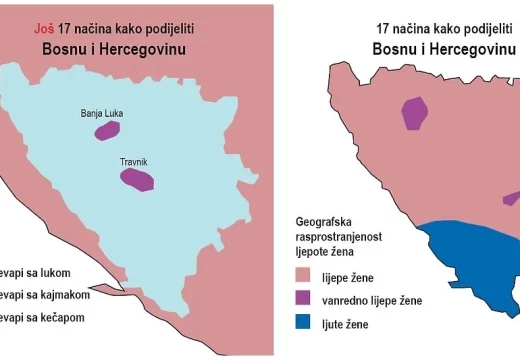 Sarajlija predložio 34 originalna načina kako podijeliti BiH