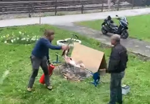 Balkanac pekao jagnje, Švajcarac mu prijetio pijukom i gasio vatru vičući “Jugosloven”