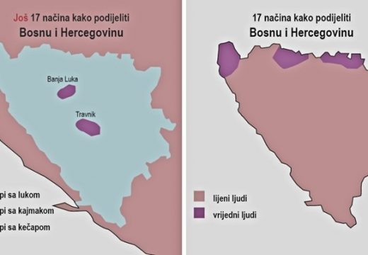 Sarajlija predložio 34 originalna načina kako podijeliti BiH