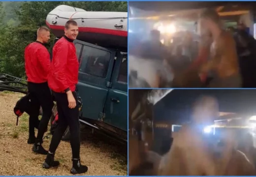 Jokić posle raftinga skinuo majicu, pa “opleo” kolce: Ovako se slavi supermaks ugovor (Video)