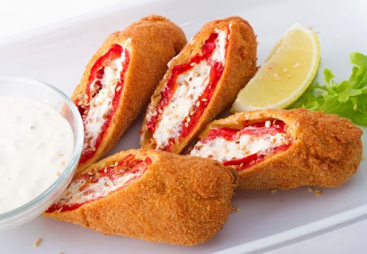 Napravite punjene pohovane paprike sa sirom