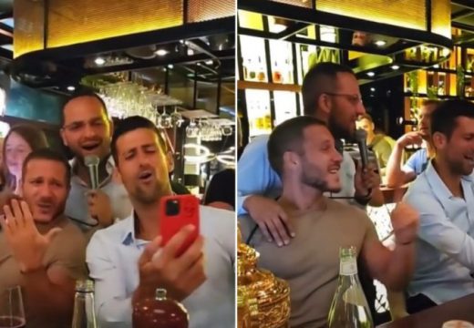 Đoković zapjevao veliki hit Tome Zdravković, ludo se provodio poslije dočeka (Video)