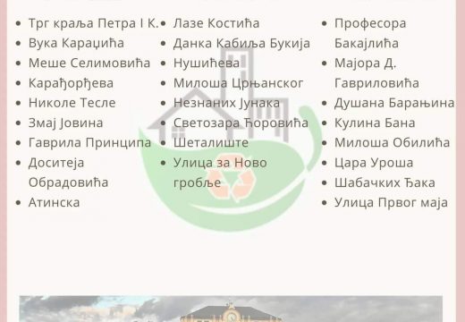 Večeras počinje pranje gradskih ulica