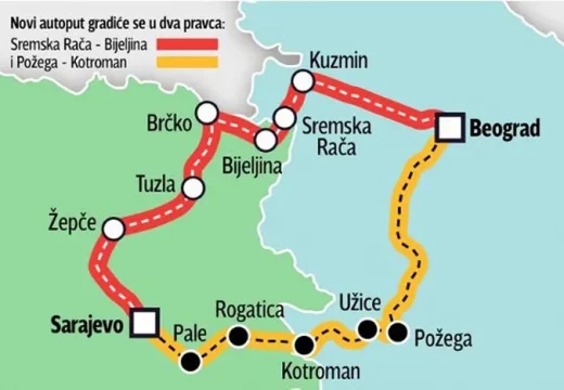 Ćorić danas na lokaciji pripremnih radova za auto-put od Rače do Bijeljine