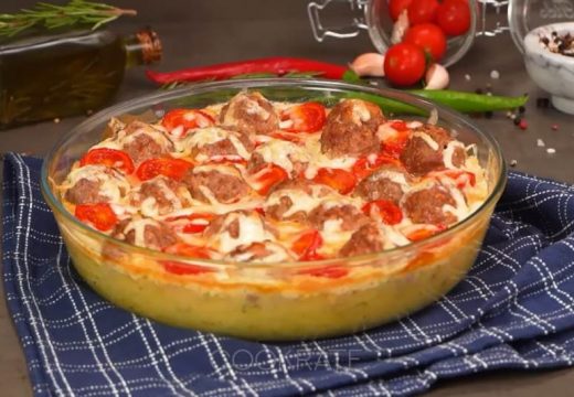 Zapečene ćufte sa pire krompirom:Kompletan ručak u jednoj posudi (VIDEO)