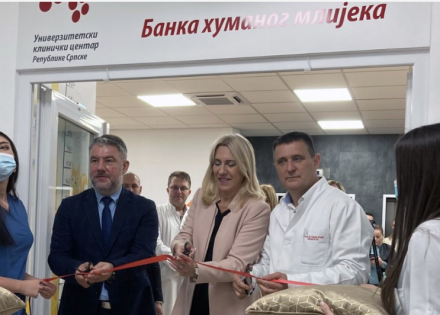 Otvorena prva Banka humanog mlijeka u Srpskoj