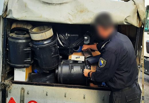 Oduzeti dijelovi za kamione i automobile vrijedni 145.000 KM