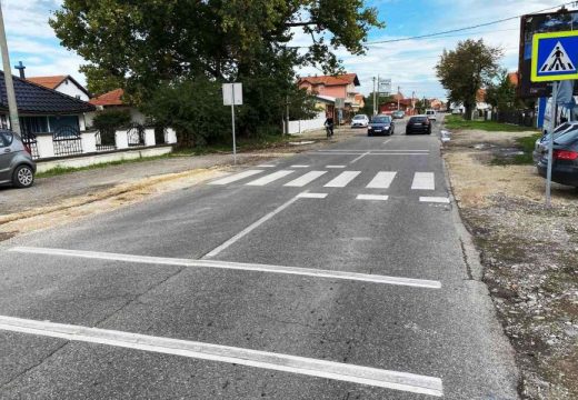 Novi pješački prelaz u Ulici Srpske vojske u Bijeljini