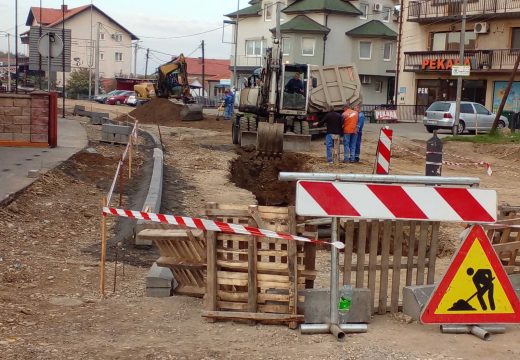 Napreduju radovi u Ulici Stefana Dečanskog (Foto)