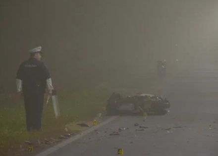 Nakon preticanja motori se direktno sudarili