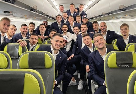 Orlovi odletjeli za Katar : Veseli, nasmijani, spremni, svi kao jedan, evo šta je poručio Piksi