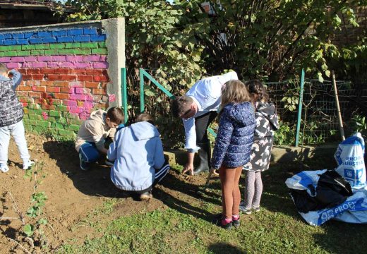 Mališani iz Dnevnog centra za djecu u riziku dali svoj doprinos „Zelenoj Bijeljini“