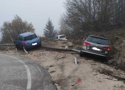 Saobraćajka na Manjači: Učestvovalo više vozila