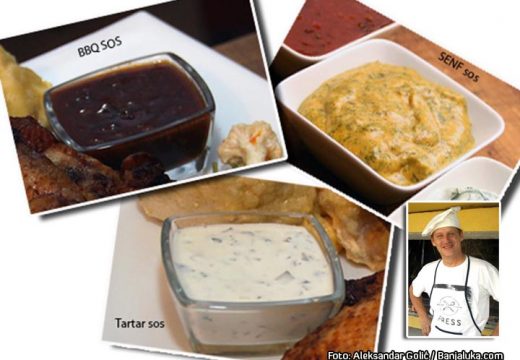 Tri sosa uz grickalice tokom Mundijala – Bbq, Tartar i senf sos