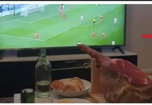 Zbog “orlova” razbio TV pršutom : Bijesnom navijaču Srbije skočio pritisak nakon utakmice sa Švajcarskom (FOTO)