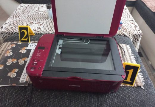 U pretresu pronađen aparat za izradu lažnih novčanica, dva lica lišena slobode