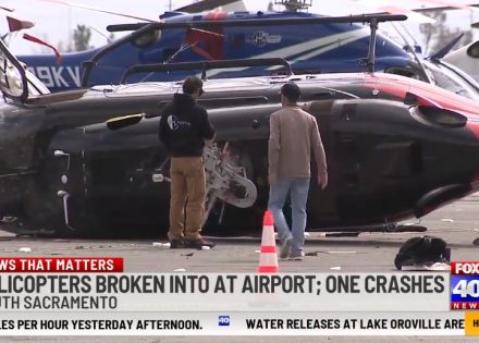 Pokušao da ukrade helikopter (Video)