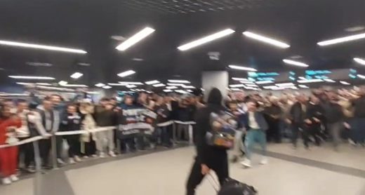 Pogledajte doček igrača Partizana u Beogradu (VIDEO)