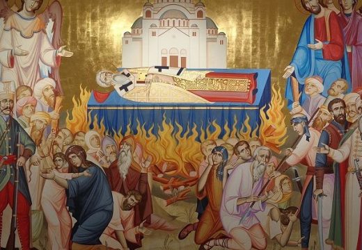 Dan kada su spaljene mošti Svetog Save na Vračaru