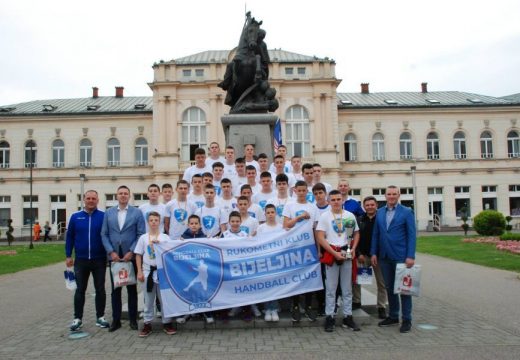 Prijem za šampione Rukometnog kluba „Bijeljina“ nakon pobjede u Španiji