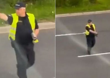 Pogledajte kako sarajevski policajac zaustavlja vozilo (Video)