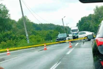 Direktan sudar dva automobila na putu Bijeljina – Brčko