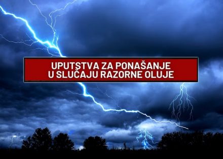 Stižu nove razorne oluje, evo kako se ponašati (Foto)