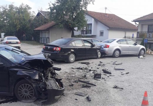 Pet osoba povrijeđeno u teškoj saobraćajnoj nezgodi