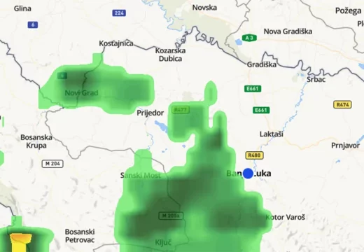 Nevrijeme već zahvatilo dijelove Hrvatske