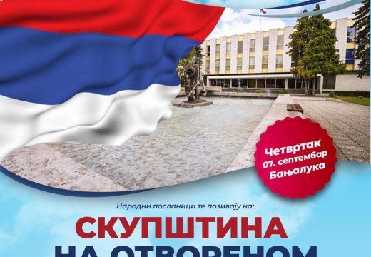 Opozicija najavila skupštinu na otvorenom