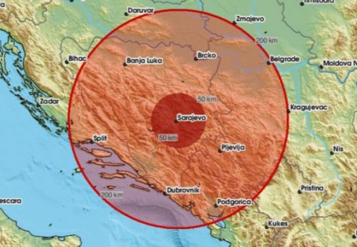 Osjetio se i u Sarajevu: Zemljotres pogodio BiH