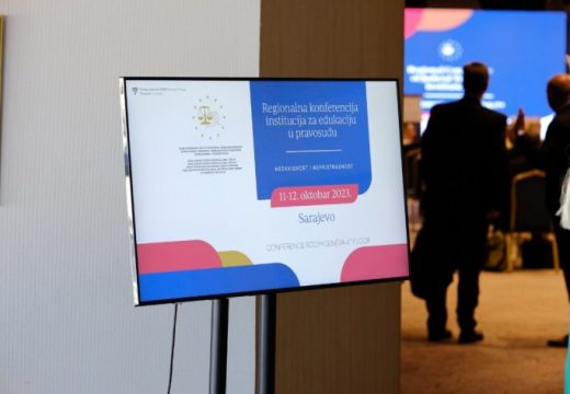 U Sarajevu održana Regionalna konferencija institucija za edukaciju u pravosuđu – nezavisnost i nepristrasnost