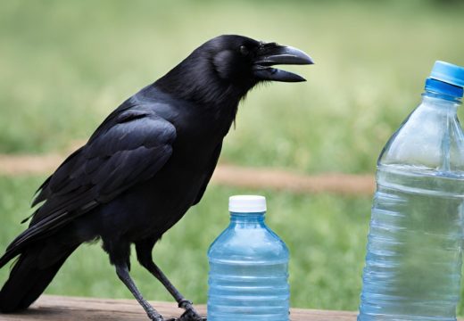 To nije jedino što umije: Gavran zapalio  društvene mreže zbog načina na koji pije vodu (Video)
