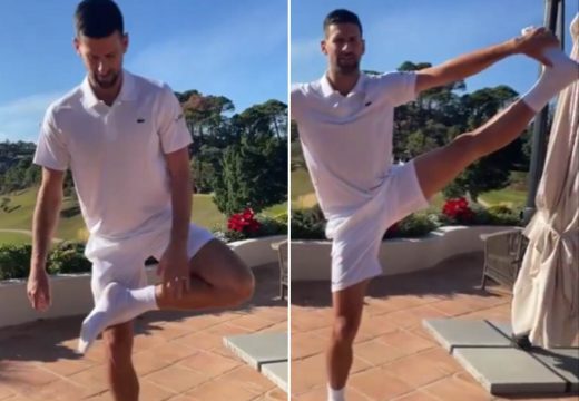Narode, odlučio sam da vas izazovem!: Novak uradio nemoguću stvar, pita ko može da ponovi! (VIDEO)