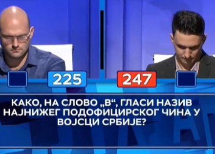 “Slagalica”: Ne znaju odgovor na pitanje o vojsci, ali znaju o modi (Video)