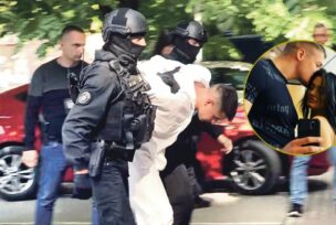 Privođenje Uroša Blažića