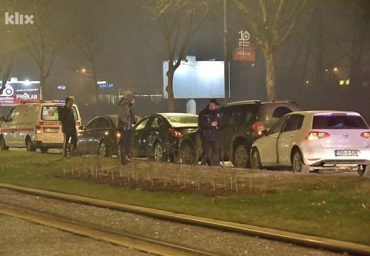 Učestvovala četiri automobila: Lančani sudar u blizini RTV doma u Sarajevu