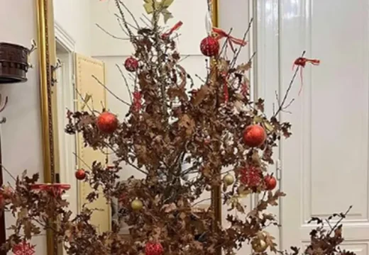 Ispoštovana tradicija: Unesen Badnjak u kabinet srpskog člana Predsjedništva (Foto)