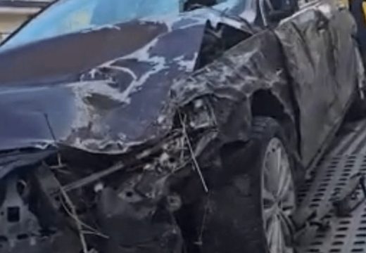Crna hronika: Prve slike smrskanog automobila Đorđa Davida nakon stravične nesreće