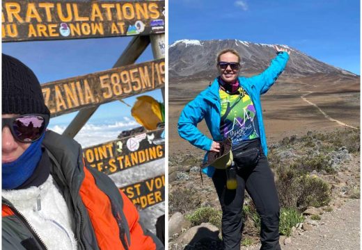 Vladana Runjevac osvojila Kilimandžaro:  Sa vrha Kilimandžara vidjela sam samo oblake (Foto)