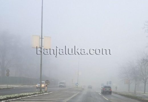 AMS RS: U kotlinama i višim predjelima magla smanjuje vidljivost