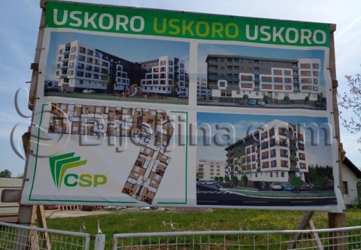 Počela izgradnja stambenog komleksa kod fabrike “Sava”: U prvoj lameli sedamdeset stanova (Foto)