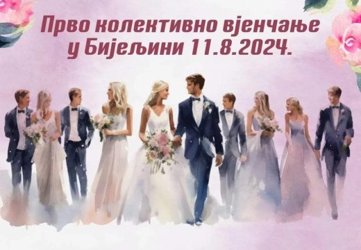 Pantelino u znaku sudbonosnog “DA”: U Bijeljini ove godine prvo kolektivno vjenčanje