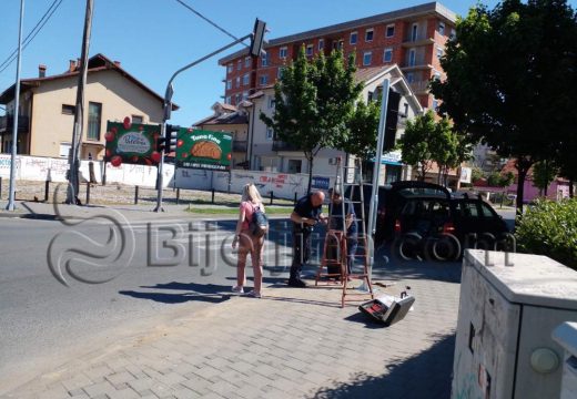 Bijeljina: Umjesto oštećenog, postavljen novi semafor