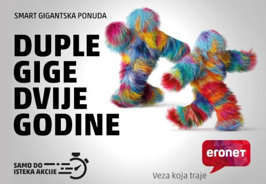 Zbog iznimnog interesa: Eronet produžio akciju Duple gige dvije godine!