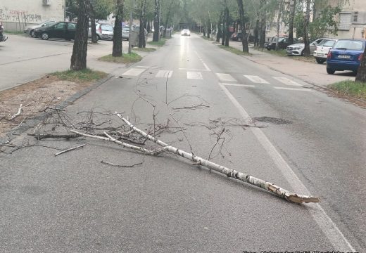 RHMZ: Večeras se očekuju udari vjetra do 90 km/h