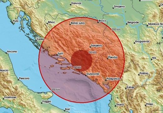 Zemljotres zatresao Mostar: Osjetio se i u okolnim gradovima