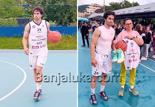 Humanitarni podvig mladog Banjalučanina: 24 časa šutirao na koš za Sergeja Stupara (Foto/Video)